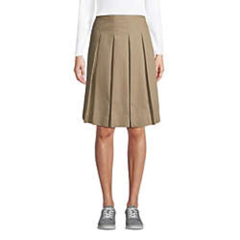 COPY - Lands' End Women's School Uniform TOK SLD Box Pleat Skirt, NWT